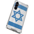 Israel Flag Distressed Galaxy S23 FE Clear Case